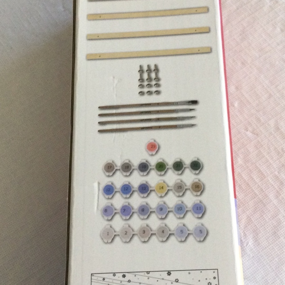 Red Paint-by-Number Kit - Picture 5 of 6